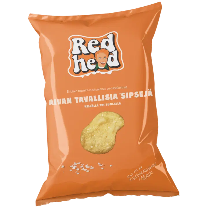 RedHead kartulilaastud, soolatud 150g
