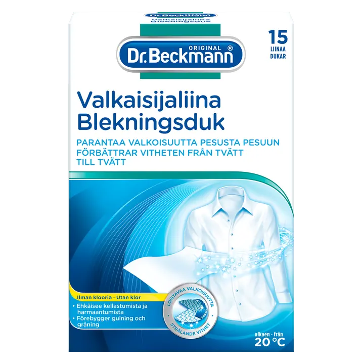 Dr. Beckmann 15kpl Valkaisijaliina