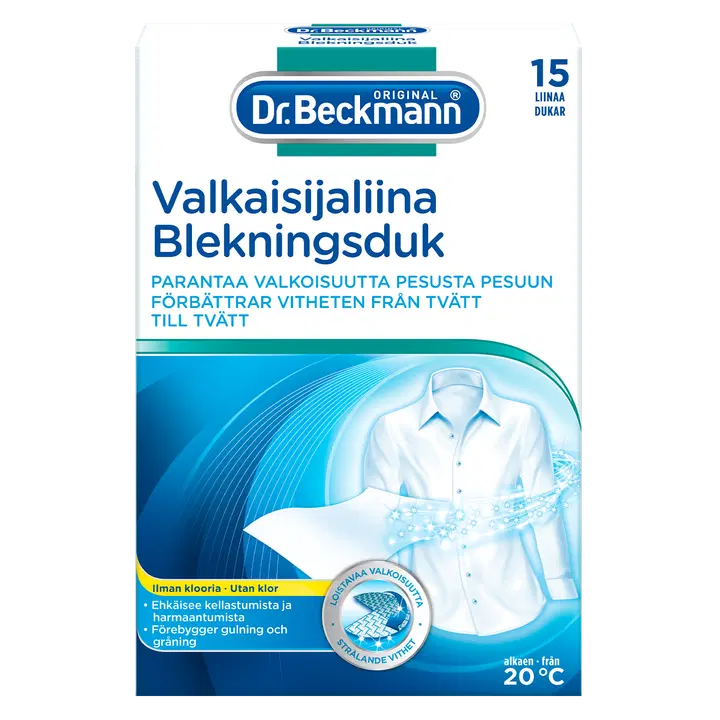 Dr. Beckmann 15kpl Valkaisijaliina