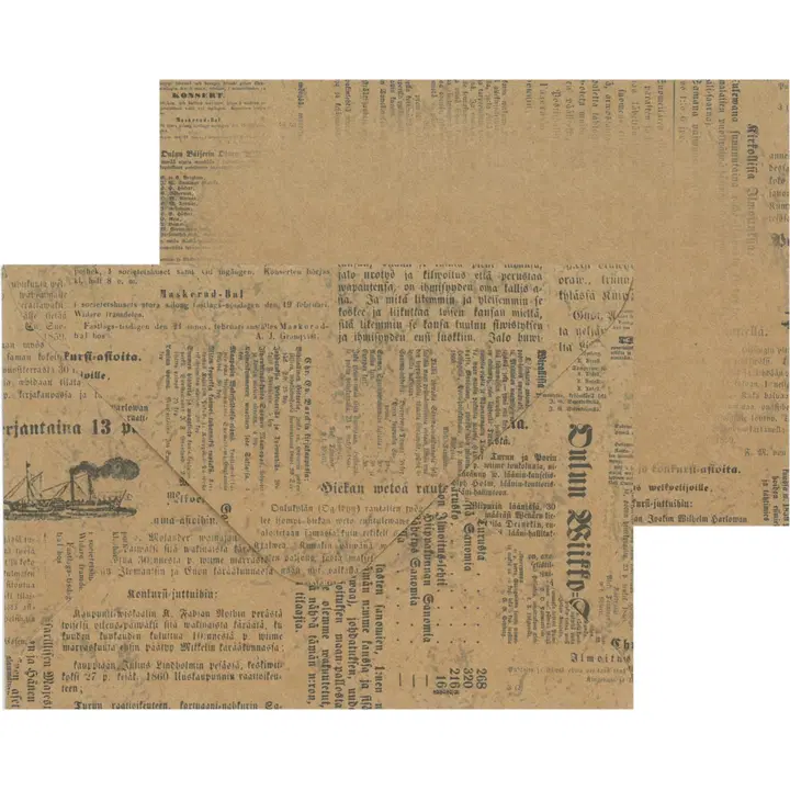 J.K. Primeco C6 kirjekuori sanomalehtikuvio uusio 10kpl/pkt