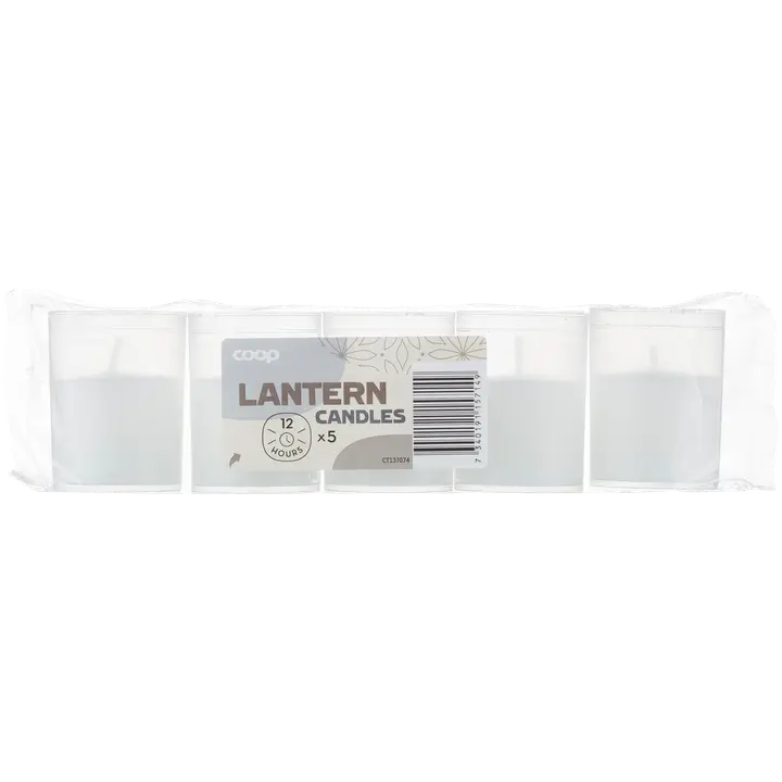 Coop laternaküünlad 12h 5tk