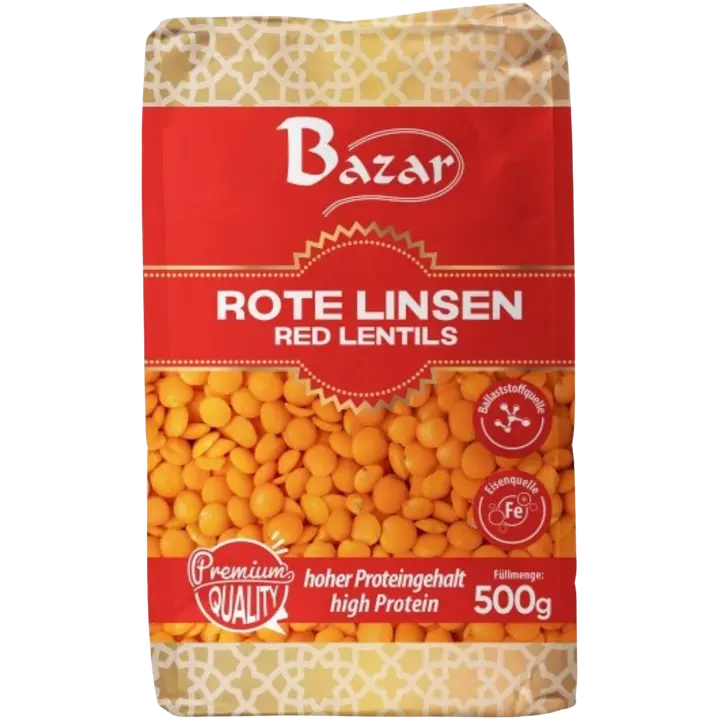 Bazar Punaiset linssit 500 g