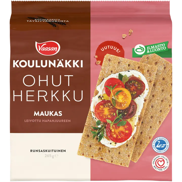 Vaasan Koulunäkki Ohut herkku Maukas 265g
