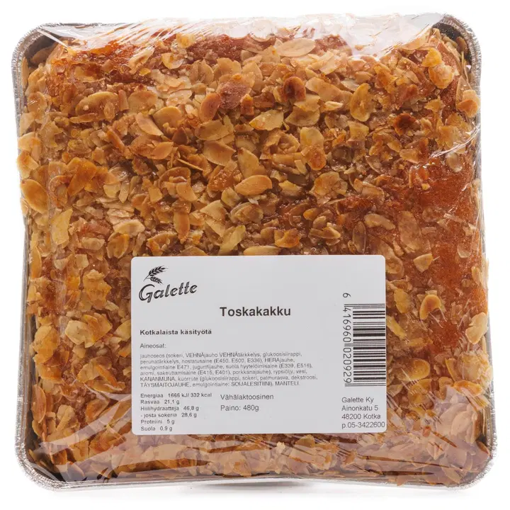 Galette 480g Toscakakku makeapiiras