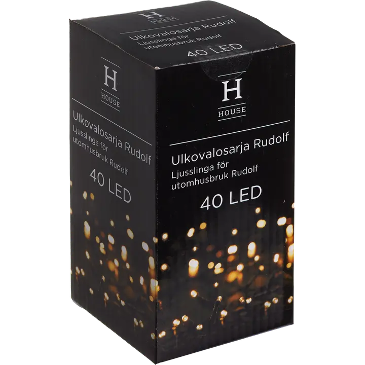 House ulkovalosarja Rudolf, 40 LED-lamppua