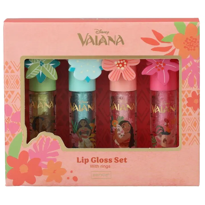 Disney Giftset 4pcs Lipgloss 2,5ml Vaiana