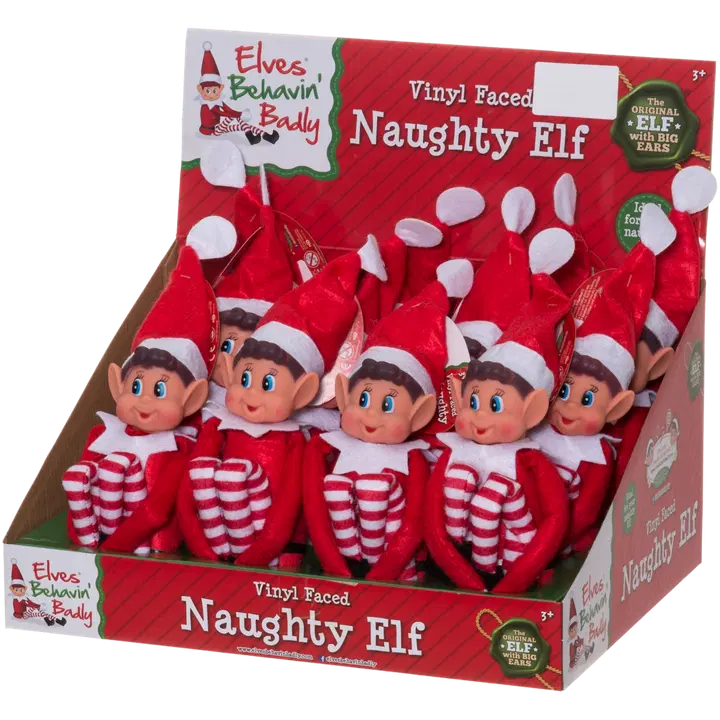 Elves Behavin´Badly Elfie-tonttu 30 cm display