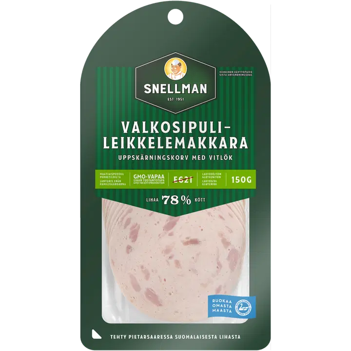 Snellman Valkosipulileikkelemakkara 150g