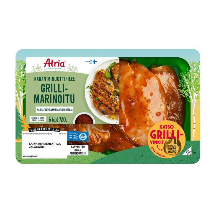 Atria Kanan Minuuttifilee Grillimarinoitu 720g