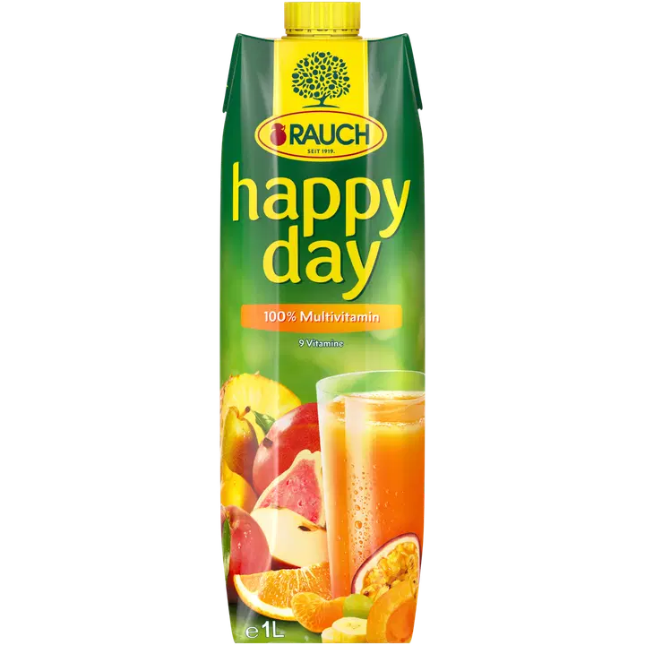 Rauch Happy Day Multivitamiinitäysmehu 100% 1L