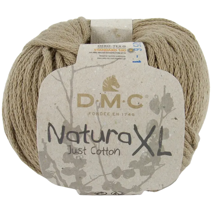 DMC Natura XL puuvillalanka100g ruskea