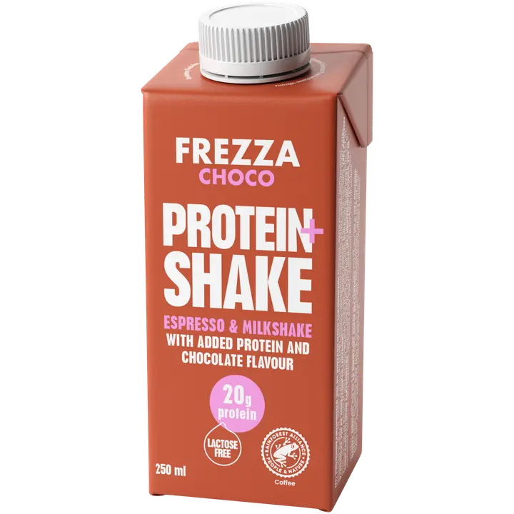 Frezza proteiinikahvipirtelö 250 ml Choco laktoositon RFA