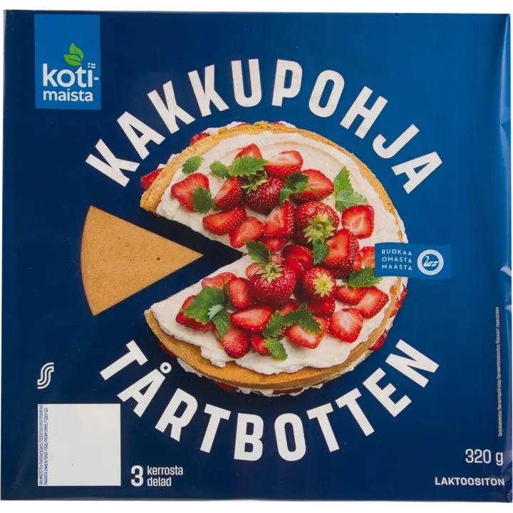 Kotimaista kotimaista tordipõhjad 3 tk, 320 g