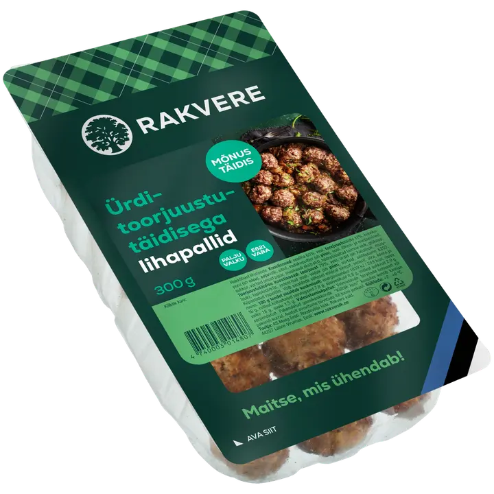 Rakvere Lihapallid Ürdi-Toorjuustutäidisega 300G