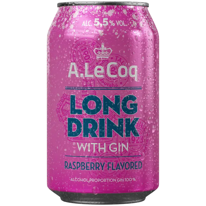 A. Le Coq GIN Raspberry Long Drink 5,5 % 0,33 l tlk