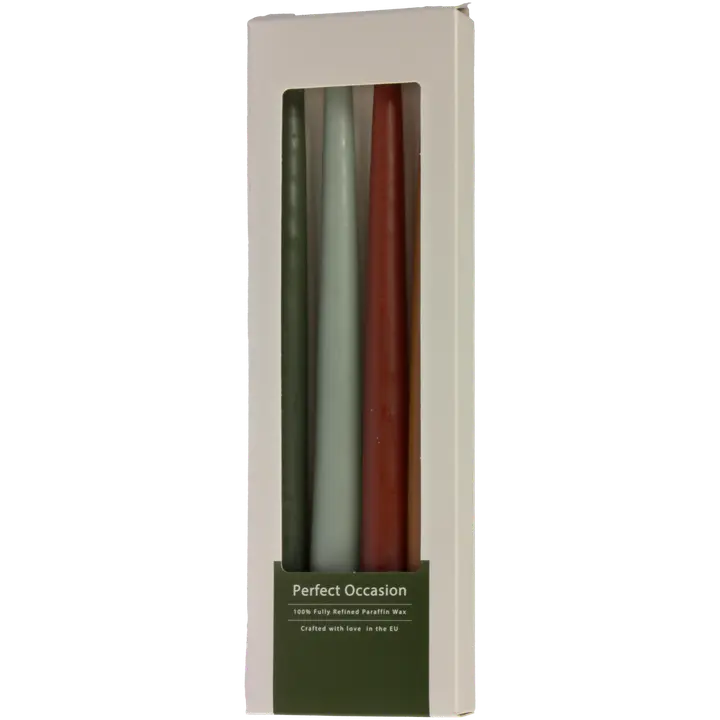 Antiikkikynttilä 4 kpl  28 cm multi 2