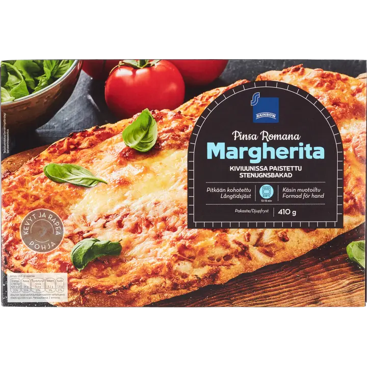 Rainbow 410g Pinsa Romana Margherita pakaste