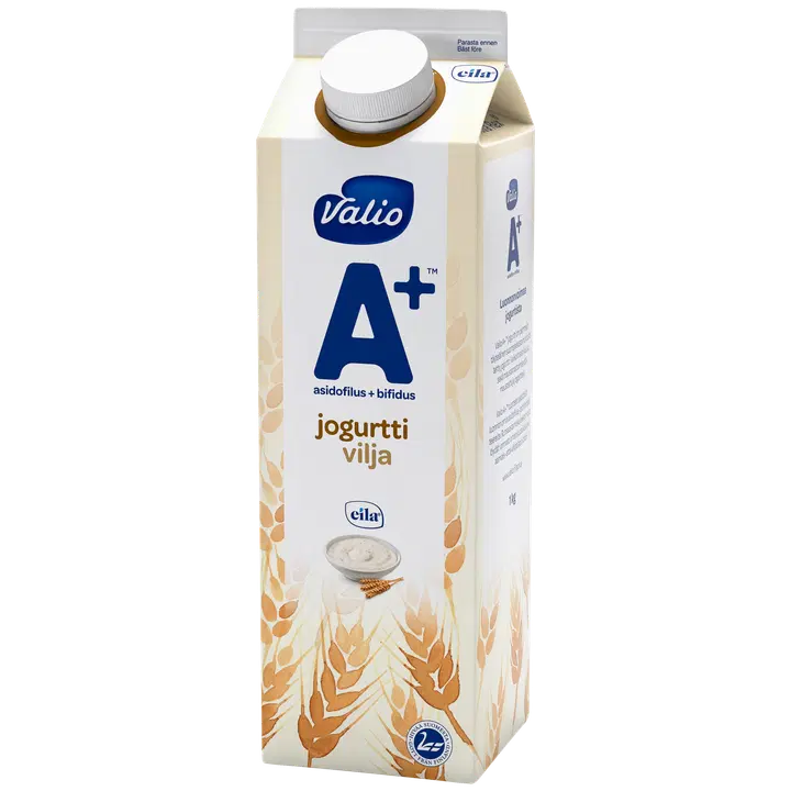 Valio A+™ jogurtti 1 kg vilja laktoositon