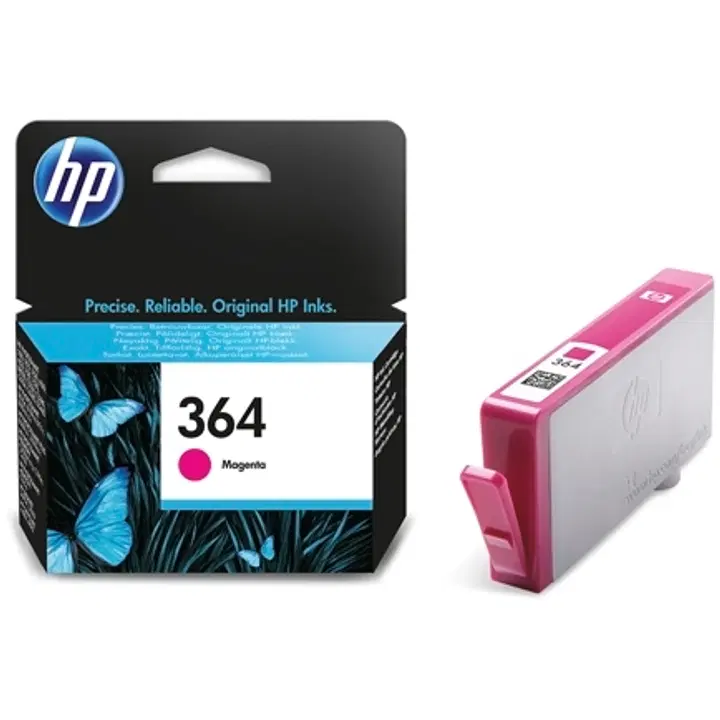 HP 364 mustepatruuna magenta