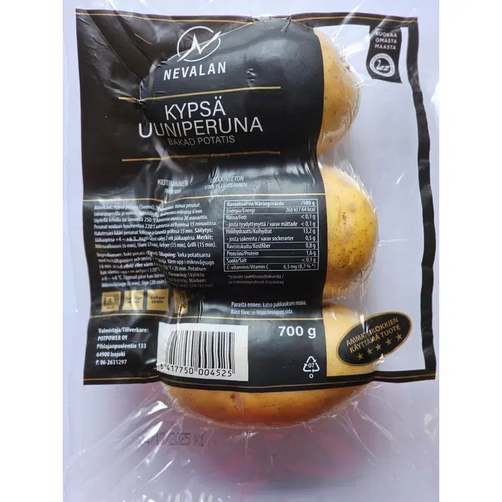 NEVALAN uuniperuna 700g
