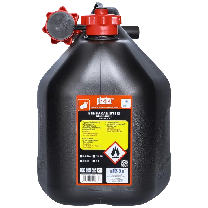 Bensiinikanister 10 l must