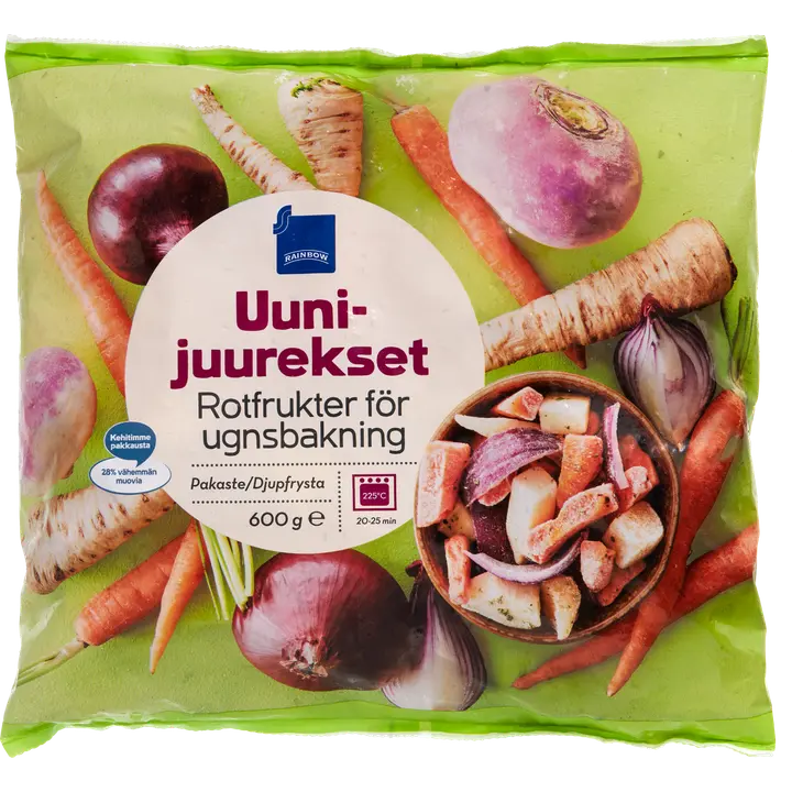 Rainbow 600g uunijuurekset pakaste