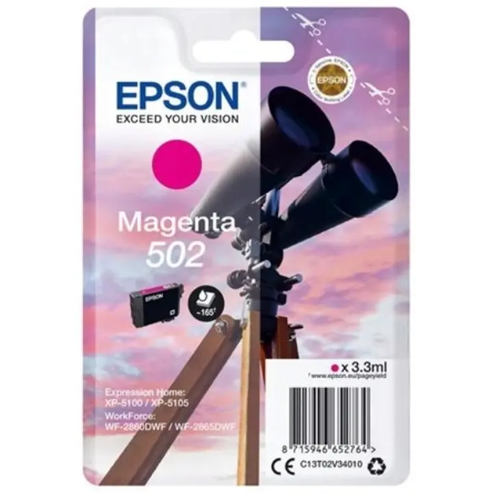Epson 502 mustepatruuna mangenta