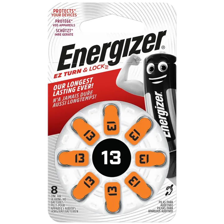 Energizer kuulokojeparisto 13 8kpl