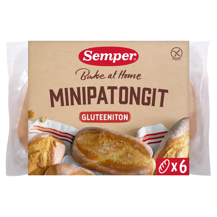 Semper Gluteeniton Minipatongit 6x50g