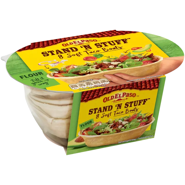 Old El Paso 193g Stand'n'Stuff Soft Taco Boats