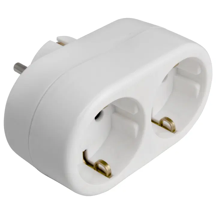 Gelia haaroituspistoke 2-osainen maadoitettu valkoinen