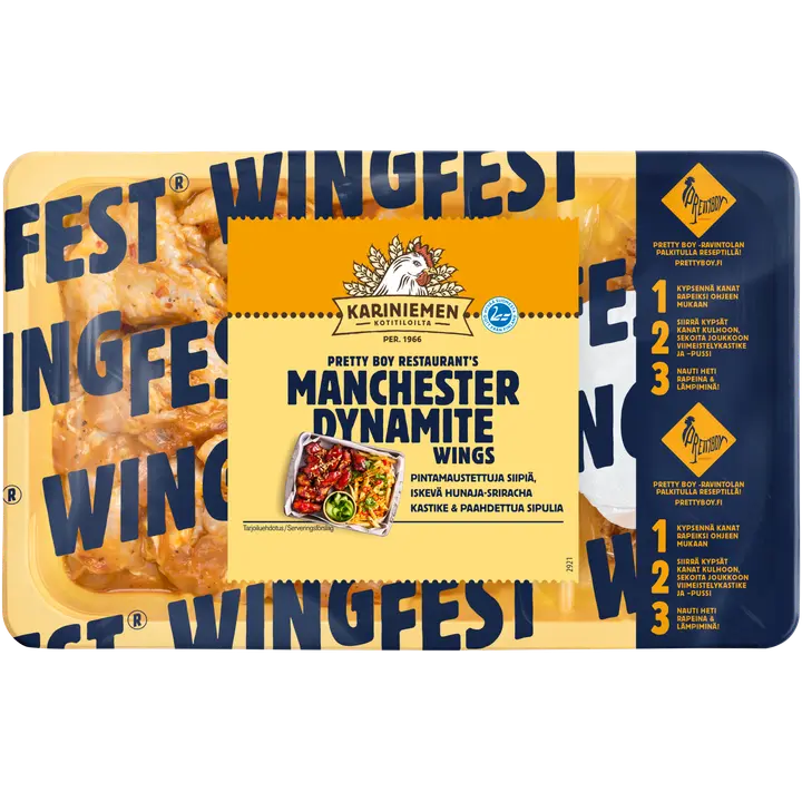 Kariniemen Kananpojan Wingfest® Wings Manchester Dynamite 750 g