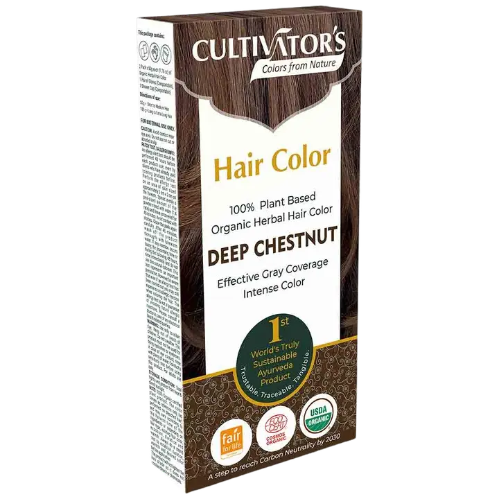 Cultivators Hair Color Kasviväri Deep Chestnut 100g