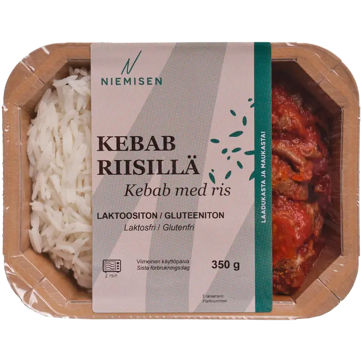 Niemisen Kebab riisillä 350g
