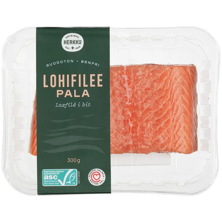 Herkku lohifileepala 300 g ASC