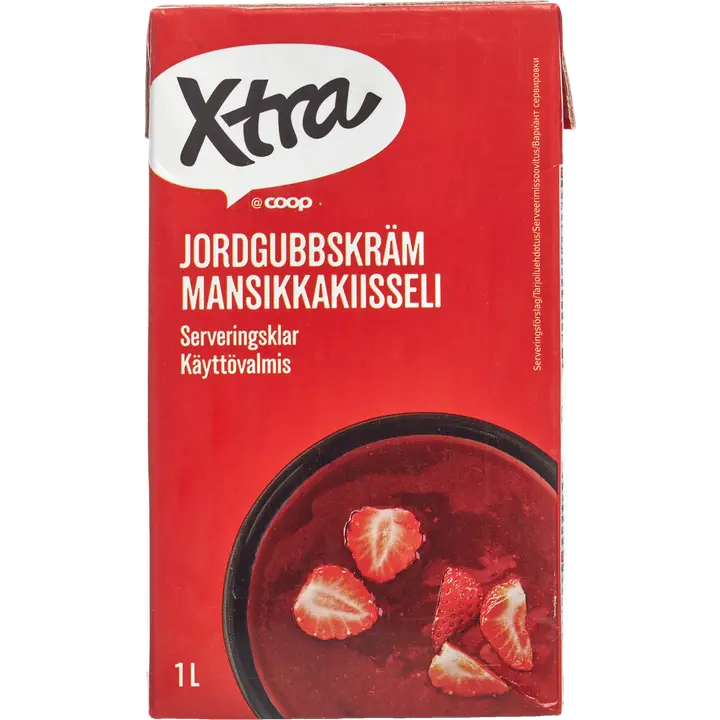 Xtra mansikkakiisseli 1 l