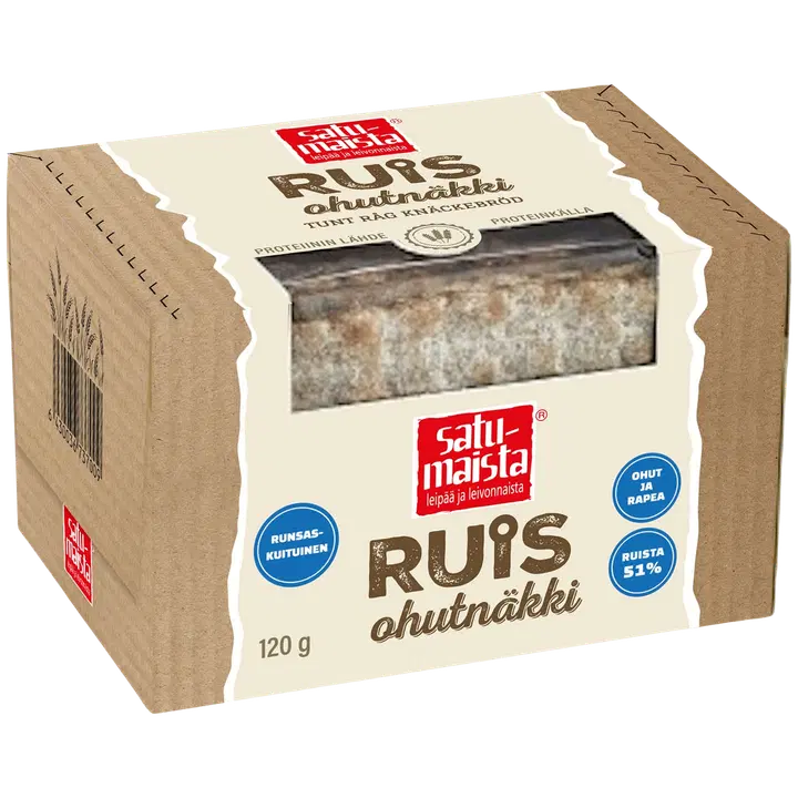 Satumaista Ruis ohutnäkki 120g