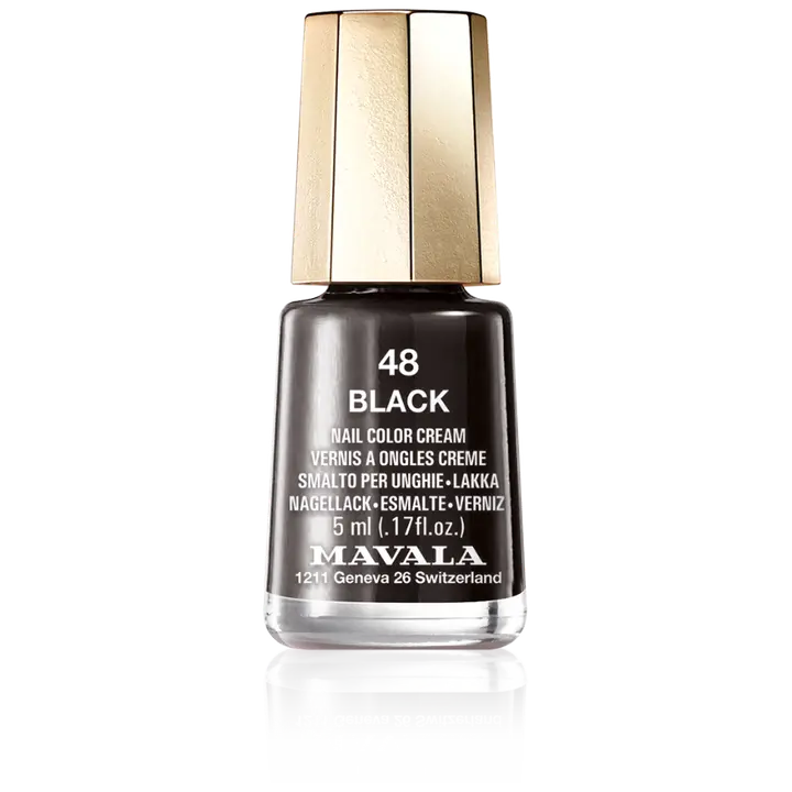 Mavala 5ml Nail Polish 48 Black kynsilakka