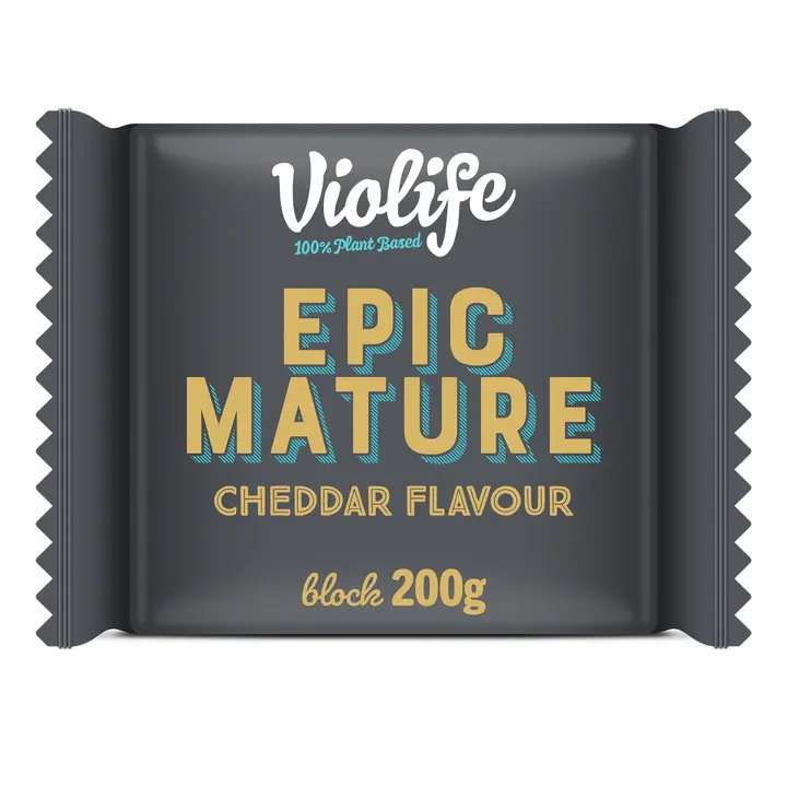 Violife 100% Vegan Epic Mature Cheddar Flavour Block 200g