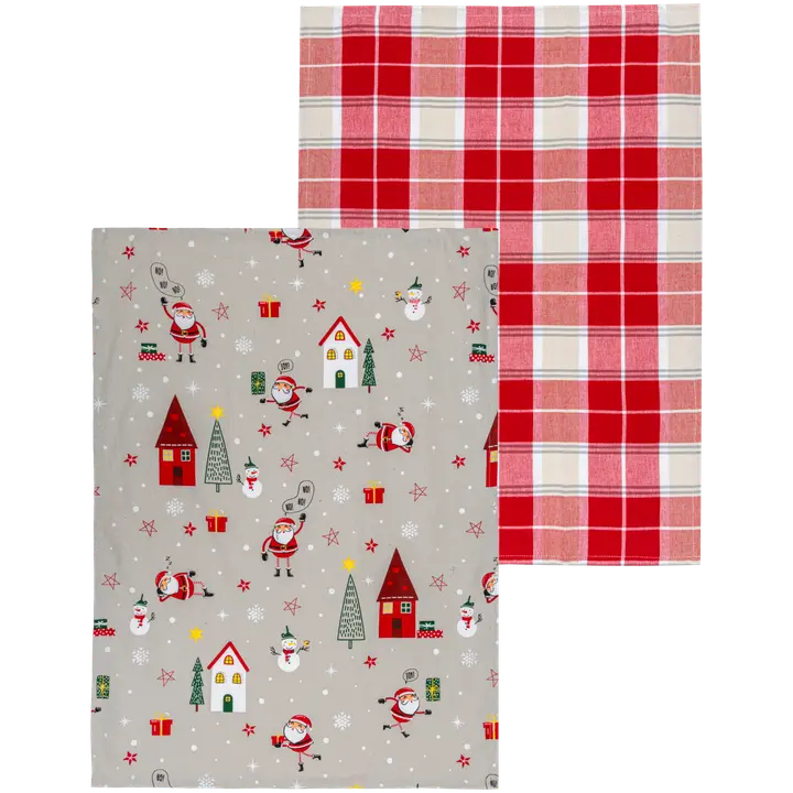House keittiöpyyhe X-mas story 50x70 cm 2 kpl
