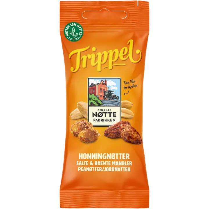 Den Lille Nøttefabrikken Trippel Pähkinäsekoitus 50g