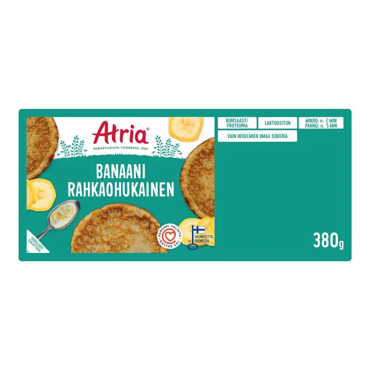 Atria Rahkaohukainen Banaani 380g
