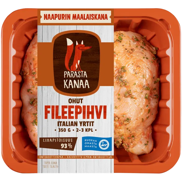 Naapurin Maalaiskanan ohut fileepihvi, Italian yrtit 350g