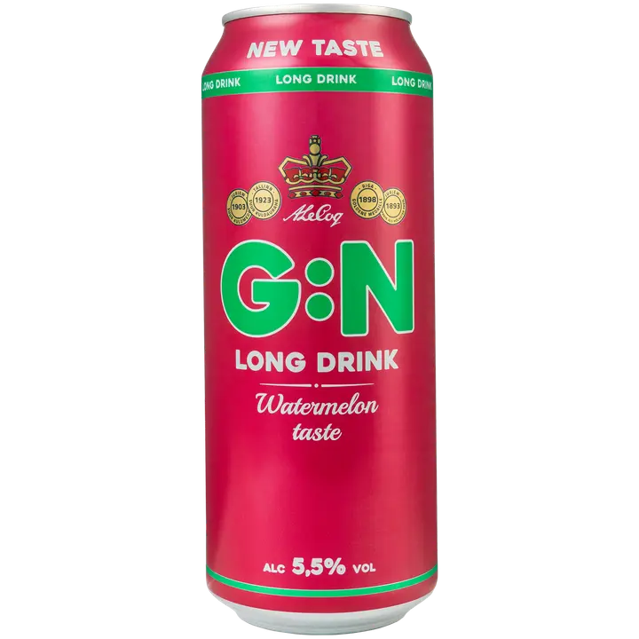 A. Le Coq G:N Long Drink Watermelon muu alkohoolne jook 5,5%vol 500 ml