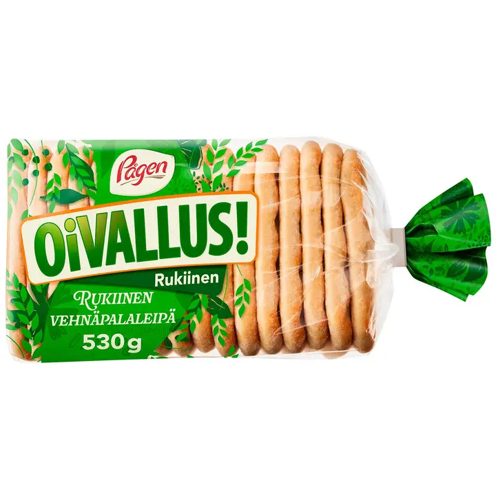 Pågen Oivallus! rukiinen vehnäpalaleipä 530g