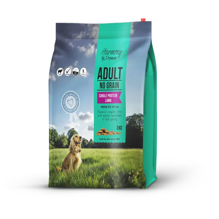 Dogman Harmony Adult Single Protein Lamb viljaton koiranruoka 3kg
