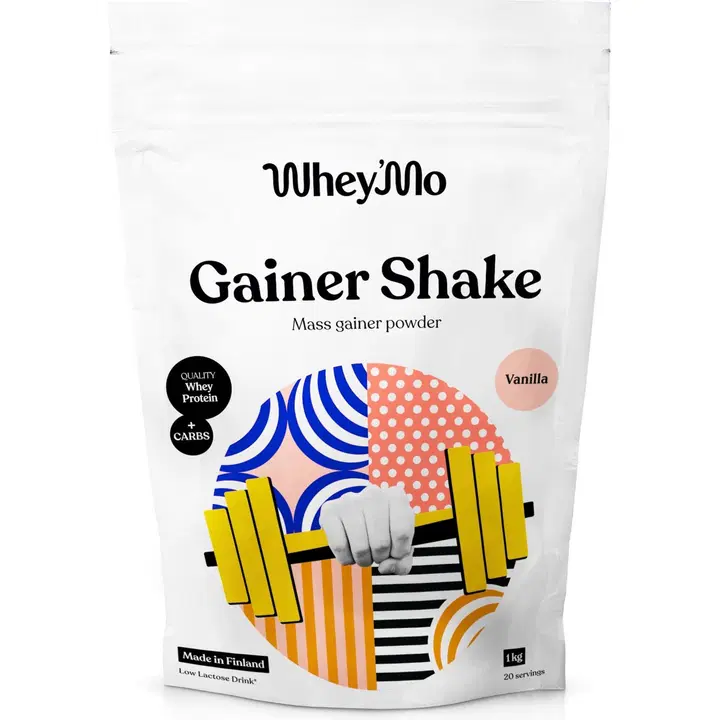 Whey´Mo 1kg Vanilja Gainer Shake juomajauhe