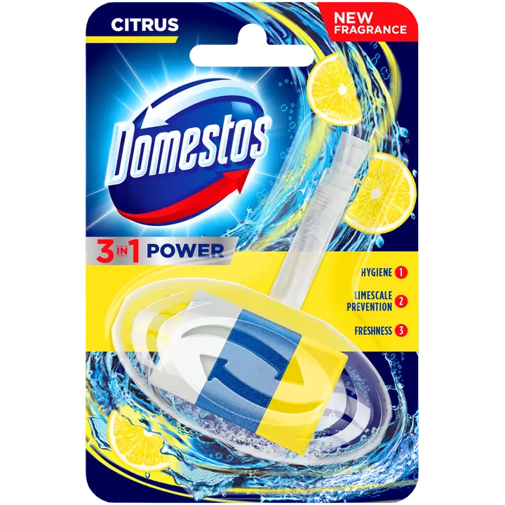 Domestos 3in1 Citrus WC-värskendaja