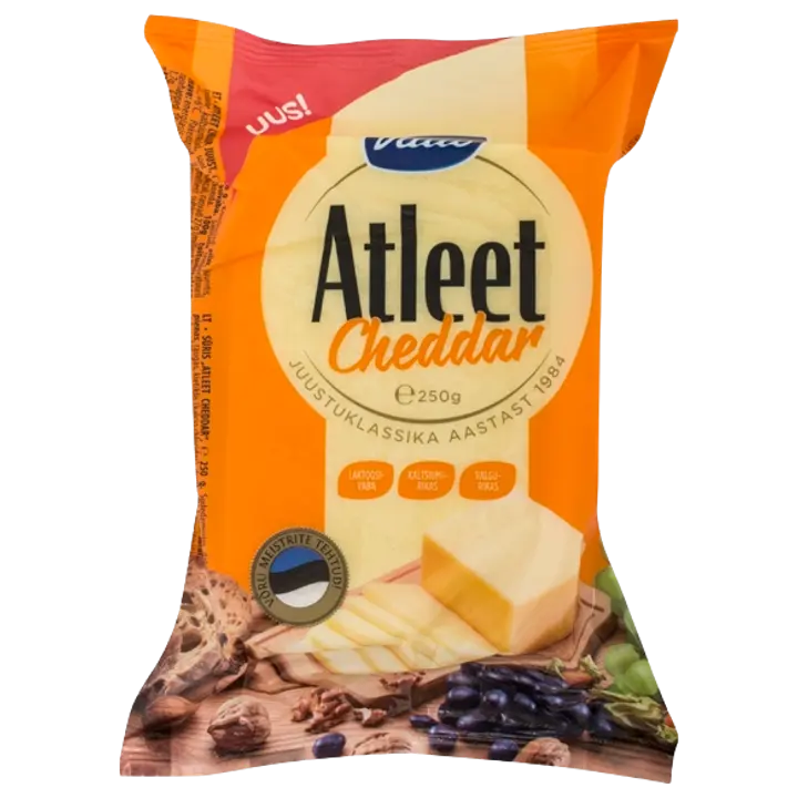 Valio Atleet Cheddar juust, 250 g