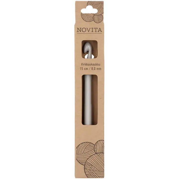 Novita Virkkuukoukku 15 cm  8 mm